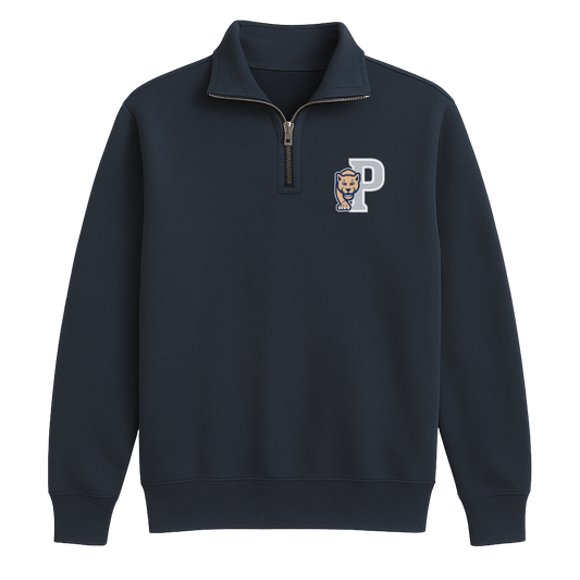 Quarter Zip Navy Sweatshirt