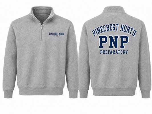 Gray Quarter-Zip Sweatshirt