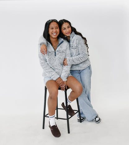 Girls Fleece Zip Pullover